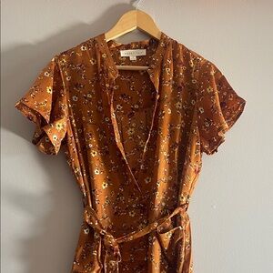 Lovestitch Terracotta Floral Dress